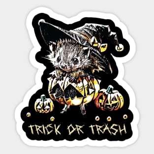 Trick or Trash Sticker